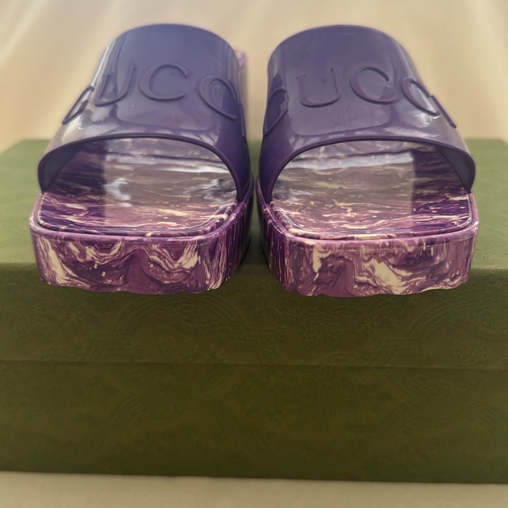 Gucci Rubber Slides - Picture 7 of 14